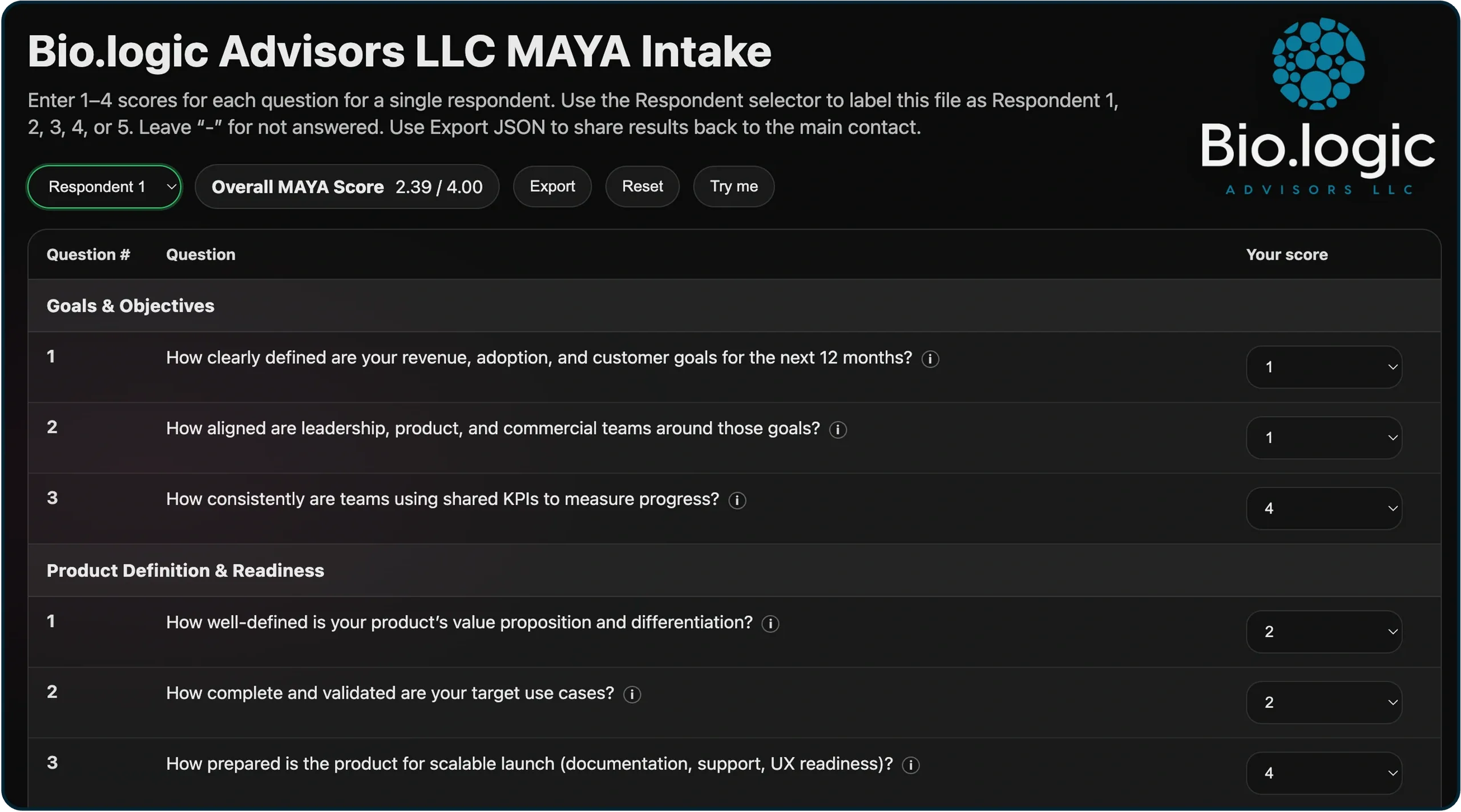 Fill in Questionnaire